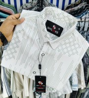 11.SBD3.-0120- হাফ হাতা শার্ট(পপকর্ন কটন)