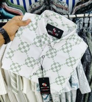 11.SBD3.-0121- হাফ হাতা শার্ট(পপকর্ন কটন)