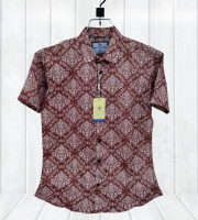 11.SBD3.-0133- হাফ হাতা শার্ট(চায়না স্পেন্ডেক্স কট ফেব্রিক্স)