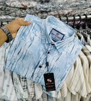 SBD1.-0156-ফুল হাতা শার্ট(চায়না ম্যগনেট স্ট্রিচড ফেবিক্স)