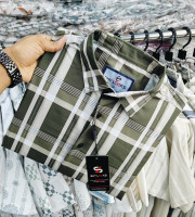 SBD1.-0160-ফুল হাতা শার্ট(চায়না ম্যগনেট স্ট্রিচড ফেবিক্স)