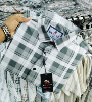 SBD1.-0163-ফুল হাতা শার্ট(চায়না ম্যগনেট স্ট্রিচড ফেব্রিক্স)