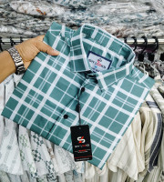 SBD1.-0165-ফুল হাতা শার্ট(চায়না ম্যগনেট স্ট্রিচড ফেব্রিক্স)